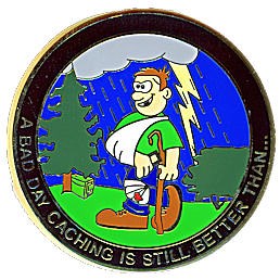 A Bad Day Caching Geocoin