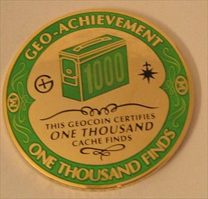 1,000 Geo Find Achievement Coin