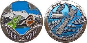 Chelmo&#39;s NZ Silver Fern Geocoin