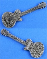 Steampunk Guitar Antik Silver