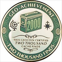 2000 Finds Geocoin