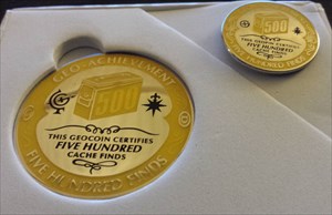 500th Find Achievement Coin Set