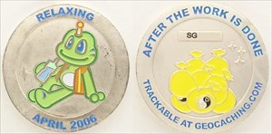 Signal Geocoin - #04 - Apr 06 - &quot;Relaxing, after w
