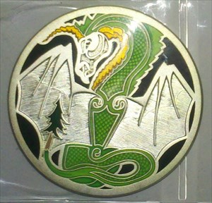 Celtic Dragon - Earth Geocoin