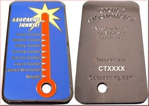 Cacher Thermometer Geocoin 