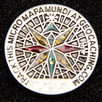 Mapamundi Micro Coin Silber