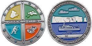 Quebec Geocoin