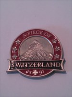 A Piece of Switzerland Geocoin front