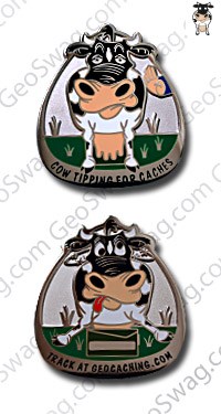 Cow Tipping geocoin