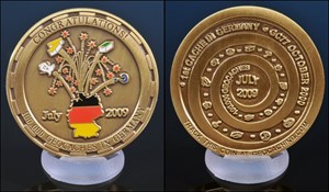 SNEQX2&#39;s 100.000 Caches Germany Geocoin