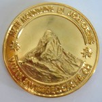 Swiss Geocoin Matterhorn gold
