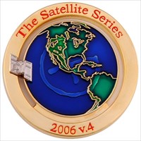 Satellite Series V4 Geocoin - Front