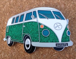 VW Busje Groen Frontsite - Nightrider007