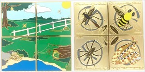 Guardians of the Cache Geocoin - Spider - Gold LE