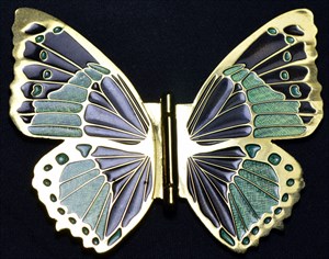 Butterfly Geocoin - Gold