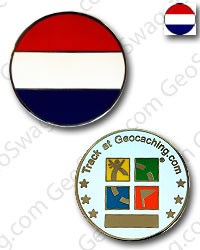 The Netherlands Flag Micro Geocoin 