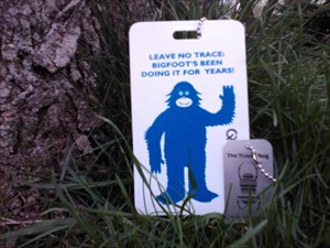 Bigfoot&#39;s Leave no Trace Travel Bug
