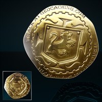 Pirate Doubloon - Piece of Eight Geocoin_front