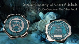 SSoCA Geocoin - The Silver Pearl