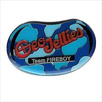 GeoJellies Big Bean Geocoin - Hot Shots Edition fr