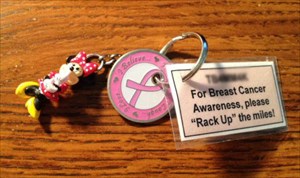 Breast Cancer Travel Tag
