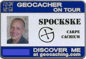Geocacher on Tour - spockske