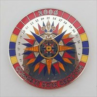 Compass Rose Geocoin 2006 front