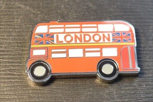 London Bus Geocoin front