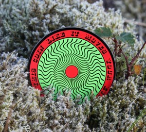 Green Optical Illusion Coin