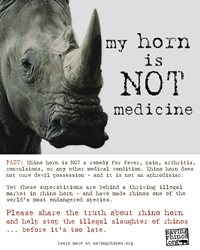 Rhino-horn-is-not-medicine
