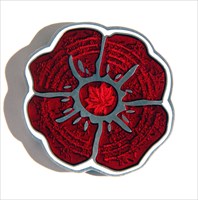 Orion&#39;s Remembrance Day Poppy Geocoin - AS (front)