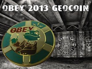 Obey 2013 Geocoin