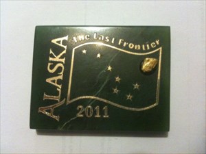 2011 Alaska Jade Gold Nuget Geocoin