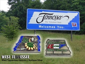 TTT - West Tennessee Geocoin