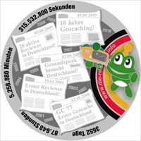 2010: German Reviewers At Work Geocoin