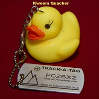 Kweem Quacker travel bug