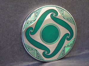 Mimbres 3.0 LE GREEN Silver Rabbit Hare Feather Vo