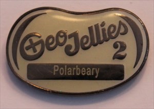 GeoJellies 2 Geocoin - Polarbeary Edition