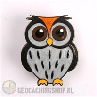 Owl Geocoin - Snowowl front