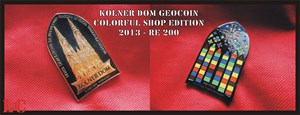 Kölner Dom Geocoin *Colorful Shop Edition*