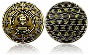 The Colors of Geocaching Geocoin - OPTIMISMUS