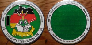 airSom&#39;s 2008 German Reviewer Geocoin