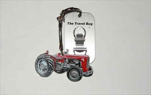 Red Tractor Travel Bug