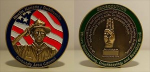 Hoxie Scout Geocoin