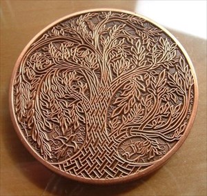 CelticTree of Life Antique Copper Vorderseite