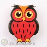 Owl Geocoin - Tap Edition front