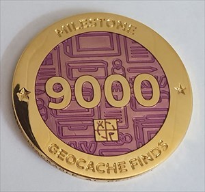 9000 Cache Milestone Coin