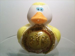 FTF Ducky with the FTF Geocoin Emblem