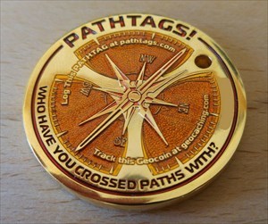 Pathtag Emmisary Geocoin front
