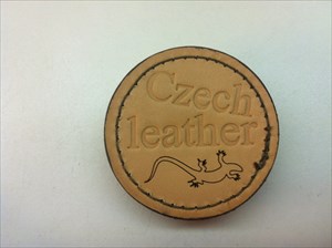 Czech Leather Geocoin